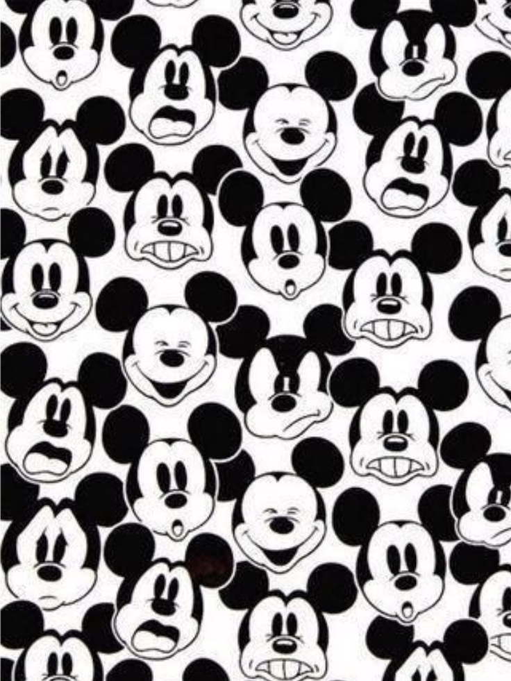 Pics Photos - Mickey Mouse On Black Background Iphone Wallpaper