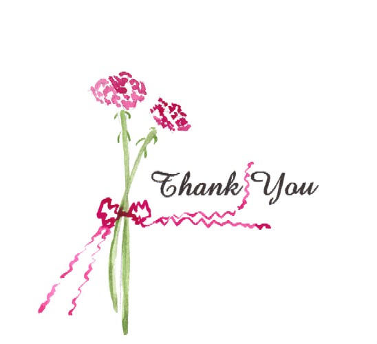 clip art thank you flowers - photo #43