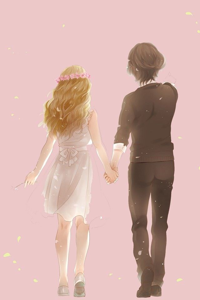 Anime Couple Holding Hands And Walking – HD Wallpaper Gallery