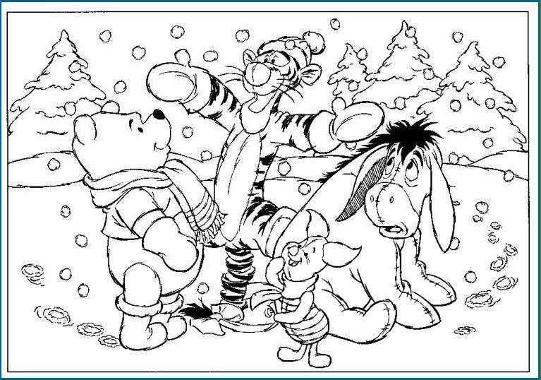 Featured image of post Winnie The Pooh Christmas Coloring Pages : Use our special &#039;click to print&#039; button to send only the image to your printer.