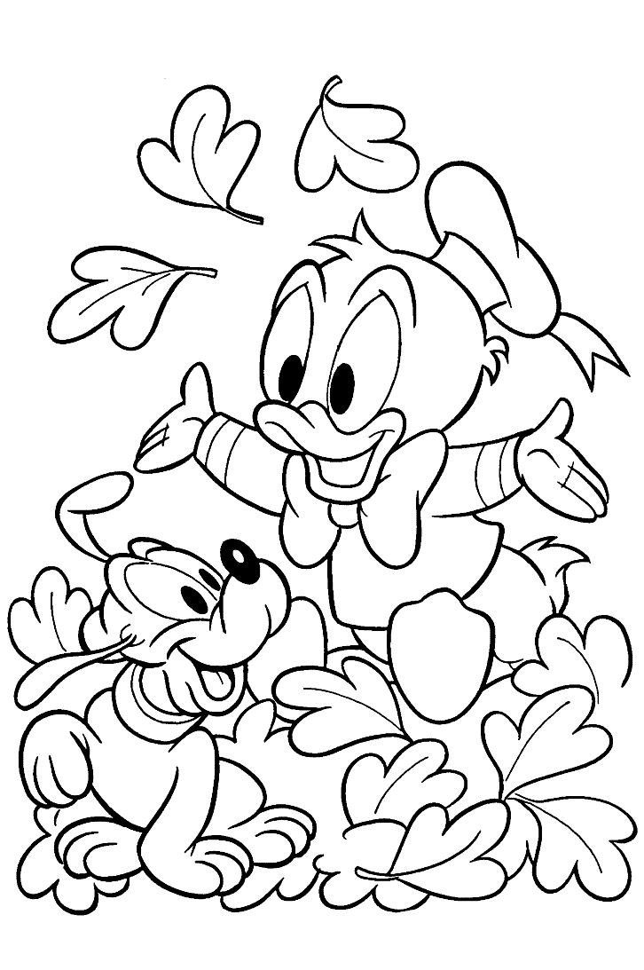 baby donald coloring pages - photo #42