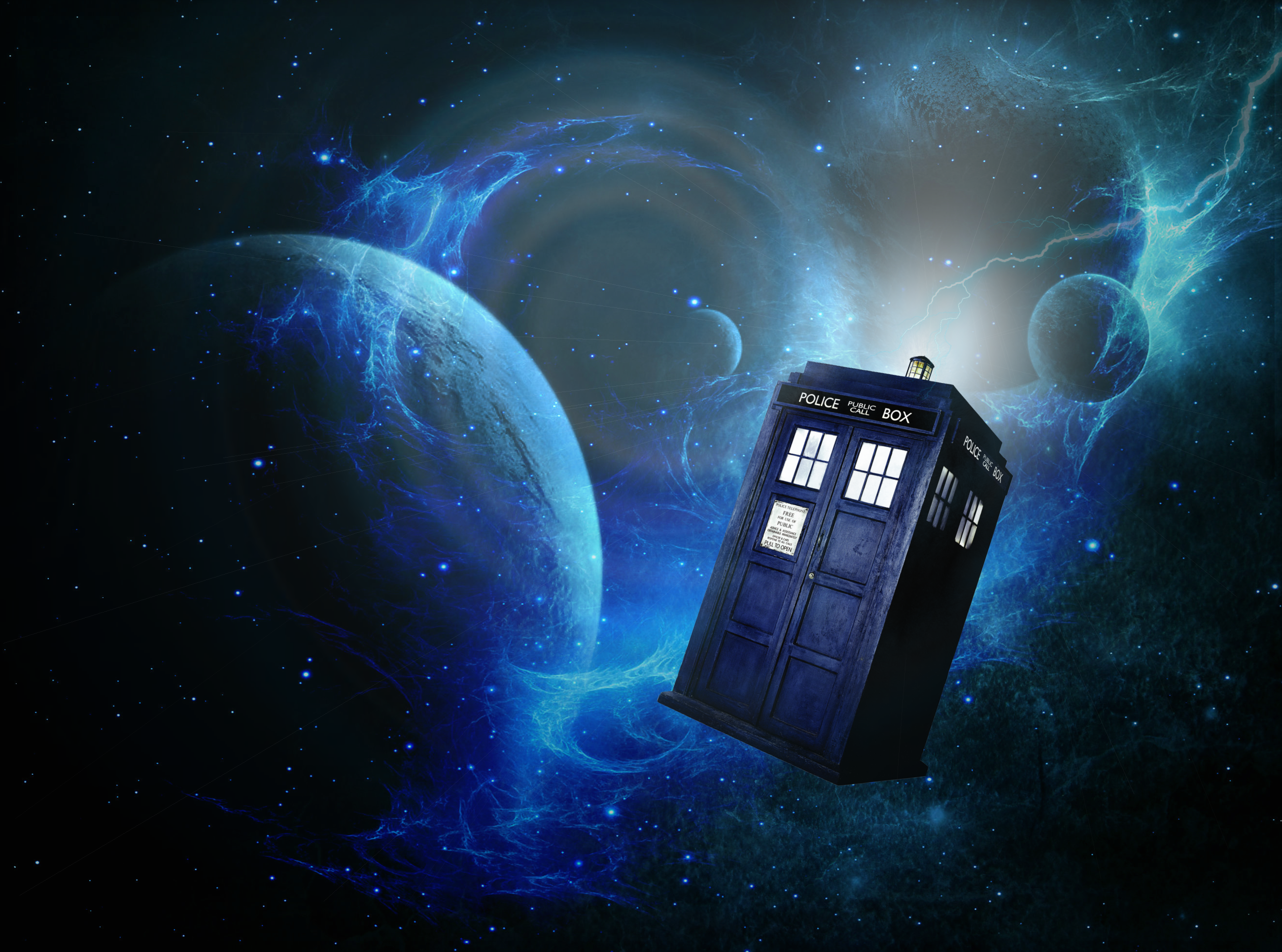 Doctor Who Wallpaper Tardis In Space 1 | The Art Mad