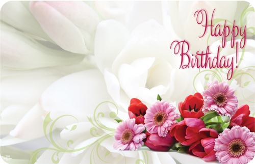 Happy Birthday Wishes to Friends With Flowers | The Art Mad Wallpapers
