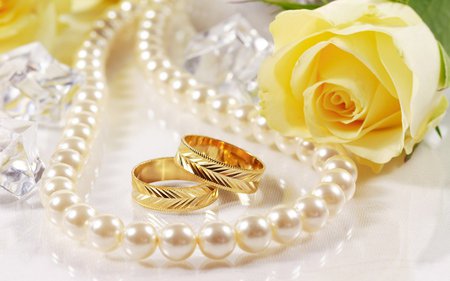 wedding rings background