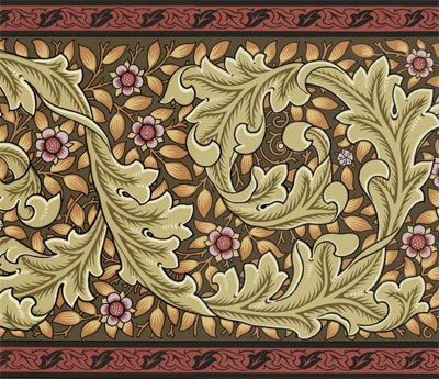 William Morris Wallpaper Frieze Border