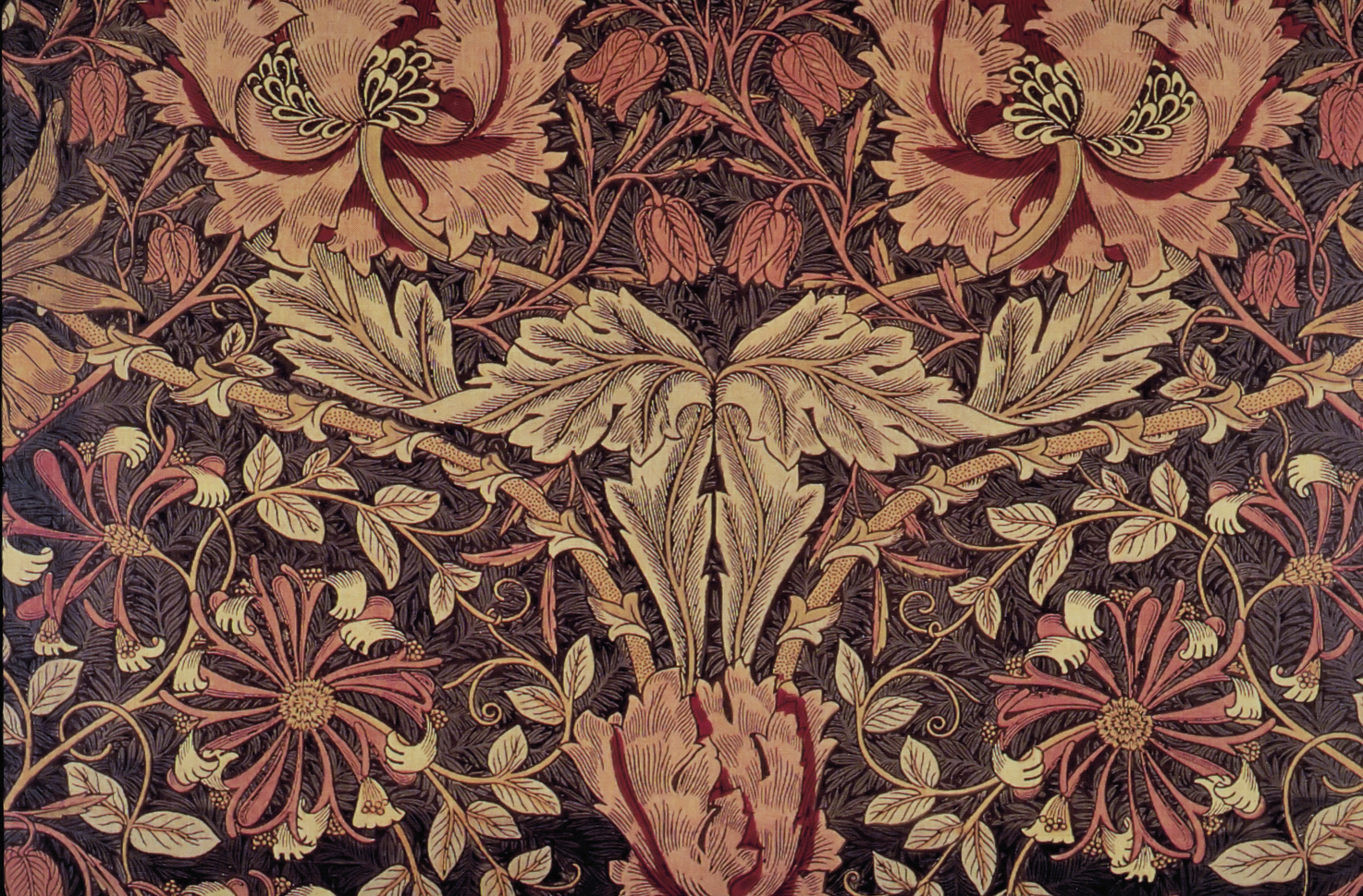 William Morris Honeysuckle Fabric